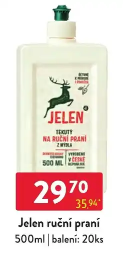 Qanto Jelen ruční praní nabídka