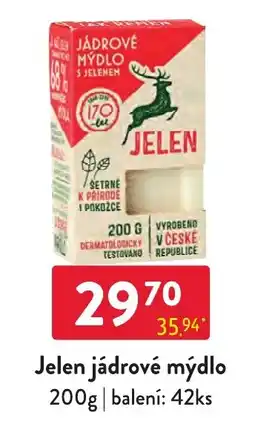 Qanto Jelen jádrové mýdlo nabídka