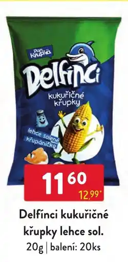 Qanto Delfinci kukuričné křupky lehce sol. nabídka