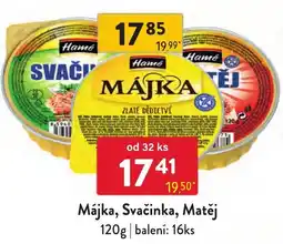Qanto Hamé Mákka, Svačinka, Matěj nabídka
