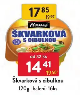 Qanto Hamé škvarková s cibulkou nabídka