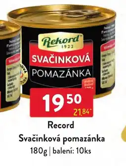 Qanto Record svačinková pomazánka nabídka