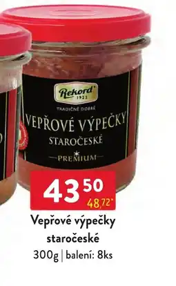 Qanto Rekord vepřové výpečky staročeské nabídka