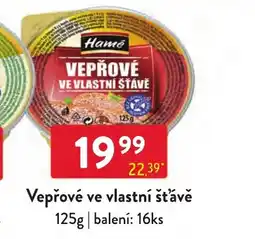 Qanto Hamé vepřové ve vlastní šťávě nabídka