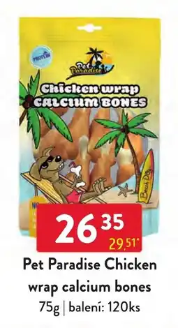 Qanto Pet Paradise chicken wrap calcium bones nabídka