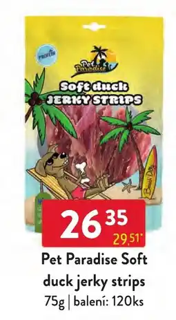 Qanto Pet Paradise soft duck jerky strips nabídka