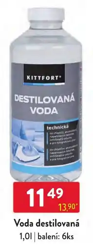 Qanto Kittfort voda destilovaná nabídka