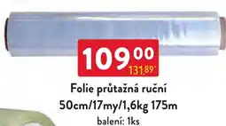 Qanto Folie průtažná ruční nabídka