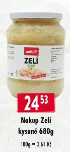 Qanto Nakup Zelí kysané nabídka