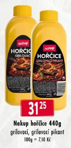 Qanto Nakup hořčice grilovací grilovací pikant nabídka
