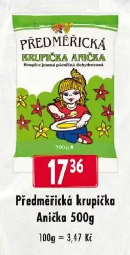 Qanto Předměřická krupička Anička nabídka