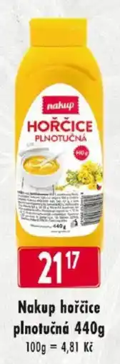 Qanto Nakup hořčice plnotučná nabídka