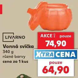 Kaufland Livarno vonná svíčka nabídka