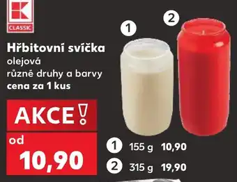 Classic hřbitovní svíčka