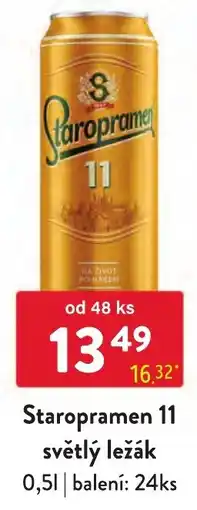 Qanto Staropramen 11 světlý ležák nabídka