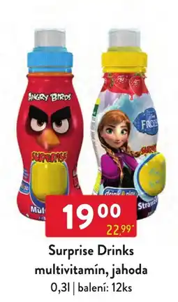 Qanto Surprise Drinks multivitamín, jahoda nabídka