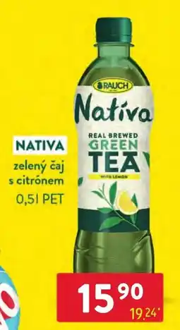 Qanto Nativa zelený čaj s citrónem nabídka