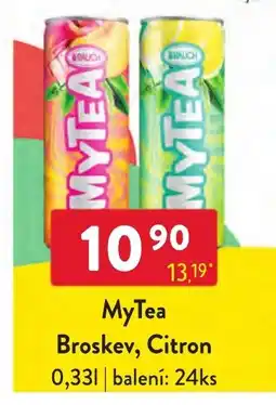 Qanto MyTea Broskev, Citron nabídka