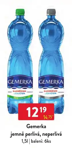 Qanto Gemerka jemně perlivá, neperlivá nabídka