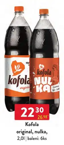Qanto Kofola original, nulka nabídka