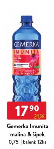 Qanto Gemerka Imunita malina & šípek nabídka