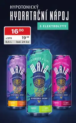 Qanto Waid hypotonický hydratační nápoj s elektrolyty nabídka