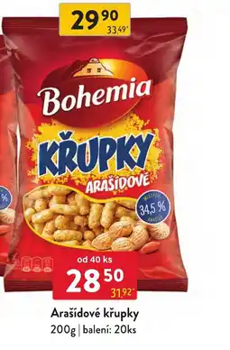 Qanto Bohemia arašídové křupky nabídka