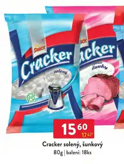 Qanto Cracker solený, šunkový nabídka