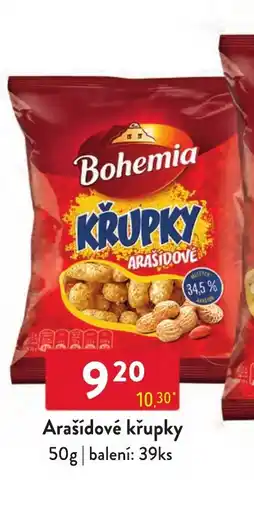 Qanto Bohemia arašídové křupky nabídka