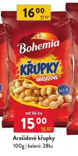 Qanto Bohemia arašídové křupky nabídka