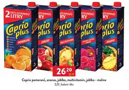 Qanto Caprio pomeranč, ananas, jablko, multivitamin, jablko - malina nabídka