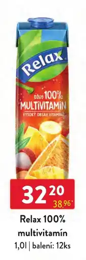 Qanto Relax 100% multivitamín nabídka