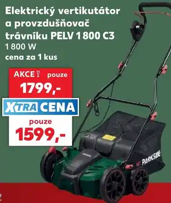Parkside elektrický vertikutátor a provzdušňovač trávníku PELV 1800 C3