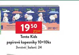 Qanto Tento Kids papírové kapesníky nabídka