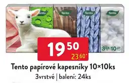 Qanto Tento papírové kapesníky nabídka