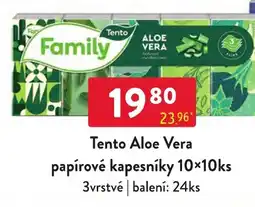 Qanto Tento Aloe Vera papírové kapesníky nabídka