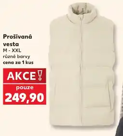 Kaufland Prošíváná vesta nabídka
