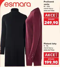 Kaufland esmara prošívána vesta nabídka