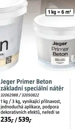 Bauhaus Jeger Primer Beton zakladni specialni nater nabídka