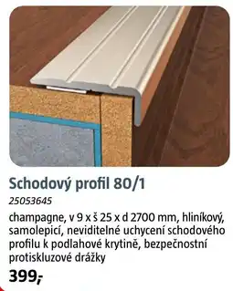 Bauhaus Schodový profil 80/1 nabídka