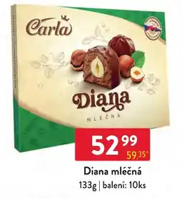 Qanto Carla Diana mléčná nabídka