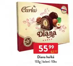 Qanto Carla Diana hořká nabídka
