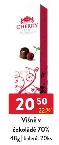 Qanto Cherry višně v čokoládě 70% nabídka