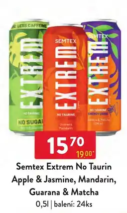 Qanto Semtex Extrem No Taurin Apple & Jasmine, Mandarin, Guarana & Matcha nabídka