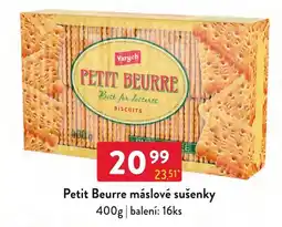 Qanto Varych petit beurre máslové sušenky nabídka
