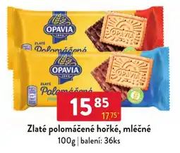 Qanto Opavia zlaté polomáčené hořké, mléčné nabídka
