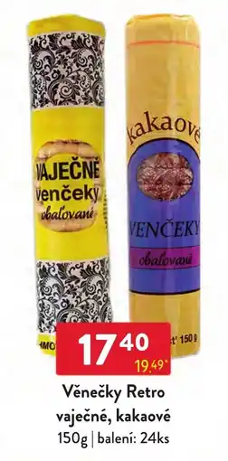 Qanto Věnečky Retro vaječné, kakaové nabídka
