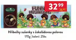Qanto Miltonas hříbečky sušenky s čokoládovou polevou nabídka