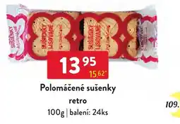 Qanto Polomáčené sušenky retro nabídka