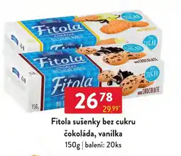 Qanto Fitola sušenky bez cukru nabídka
